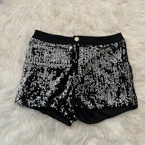 TRAC Womans Sequenced Shorts Reversable SIZE S